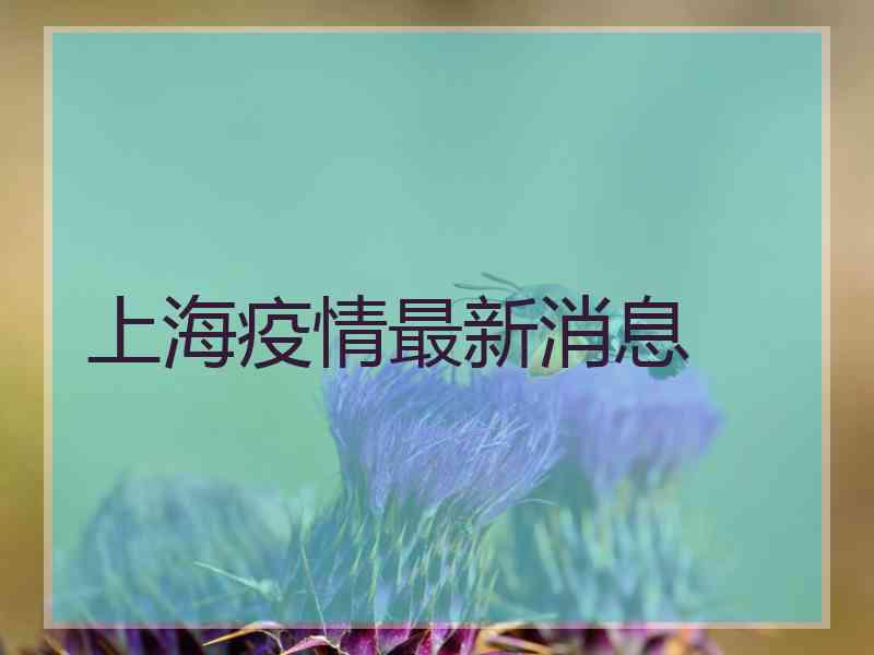 上海疫情最新消息