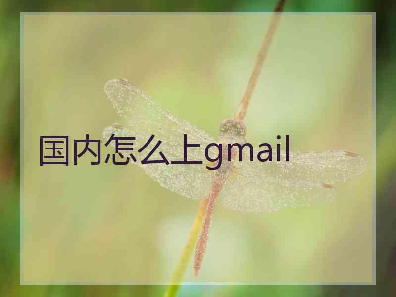 国内怎么上gmail