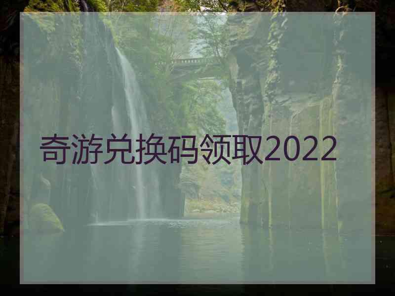 奇游兑换码领取2022