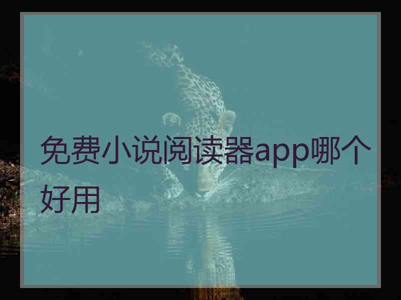 免费小说阅读器app哪个好用