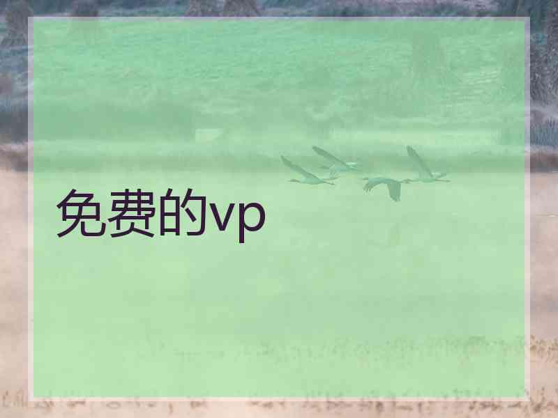 免费的vp