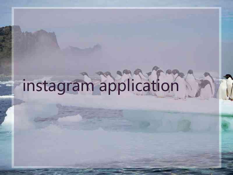 instagram application